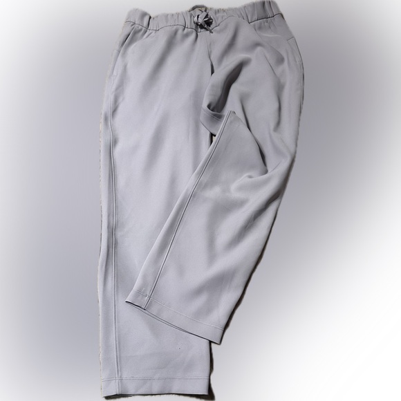Lululemon Athletica Light Gray Pants - Picture 1 of 4